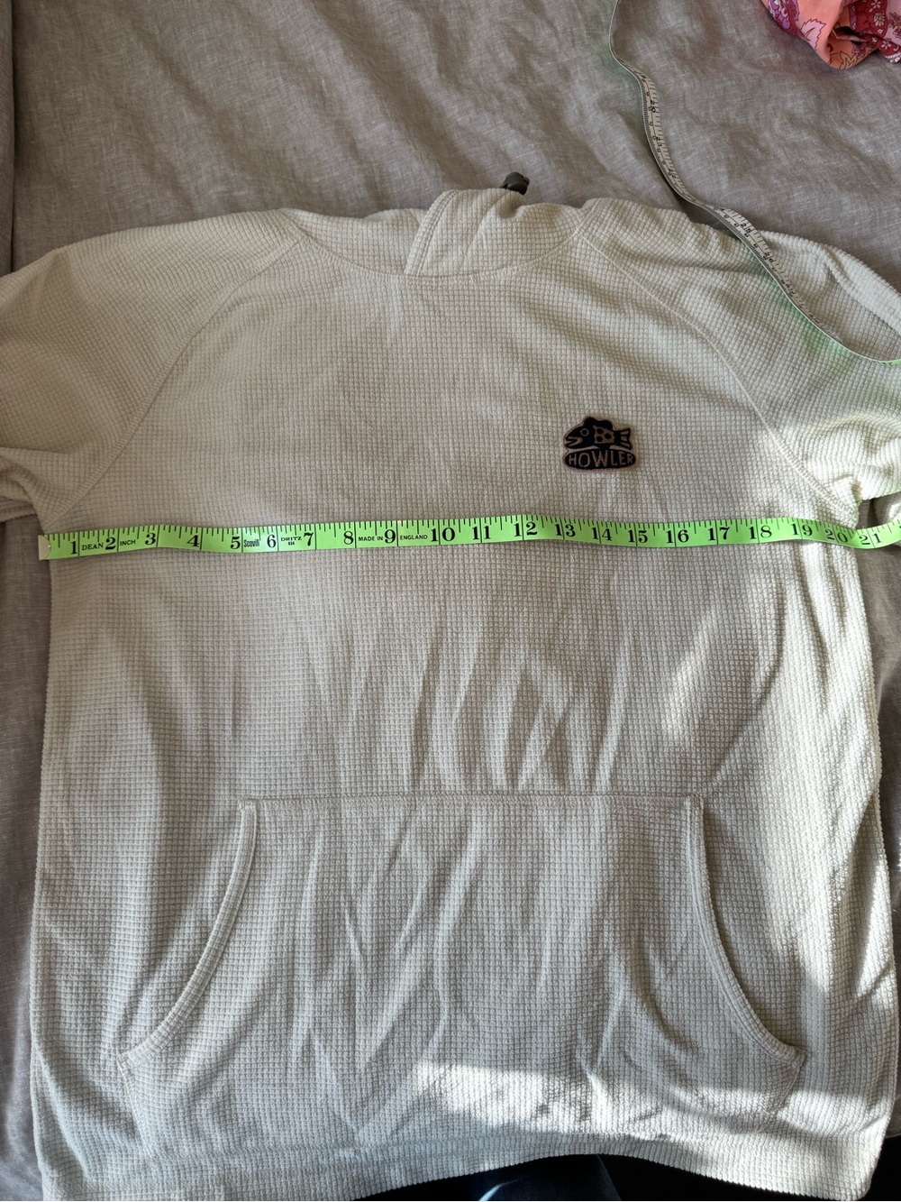 Howler Bros Cream Pullover Hoodie - Picture 7 of 9